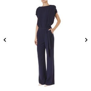 Diane Von Furstenberg Navy Jumpsuit